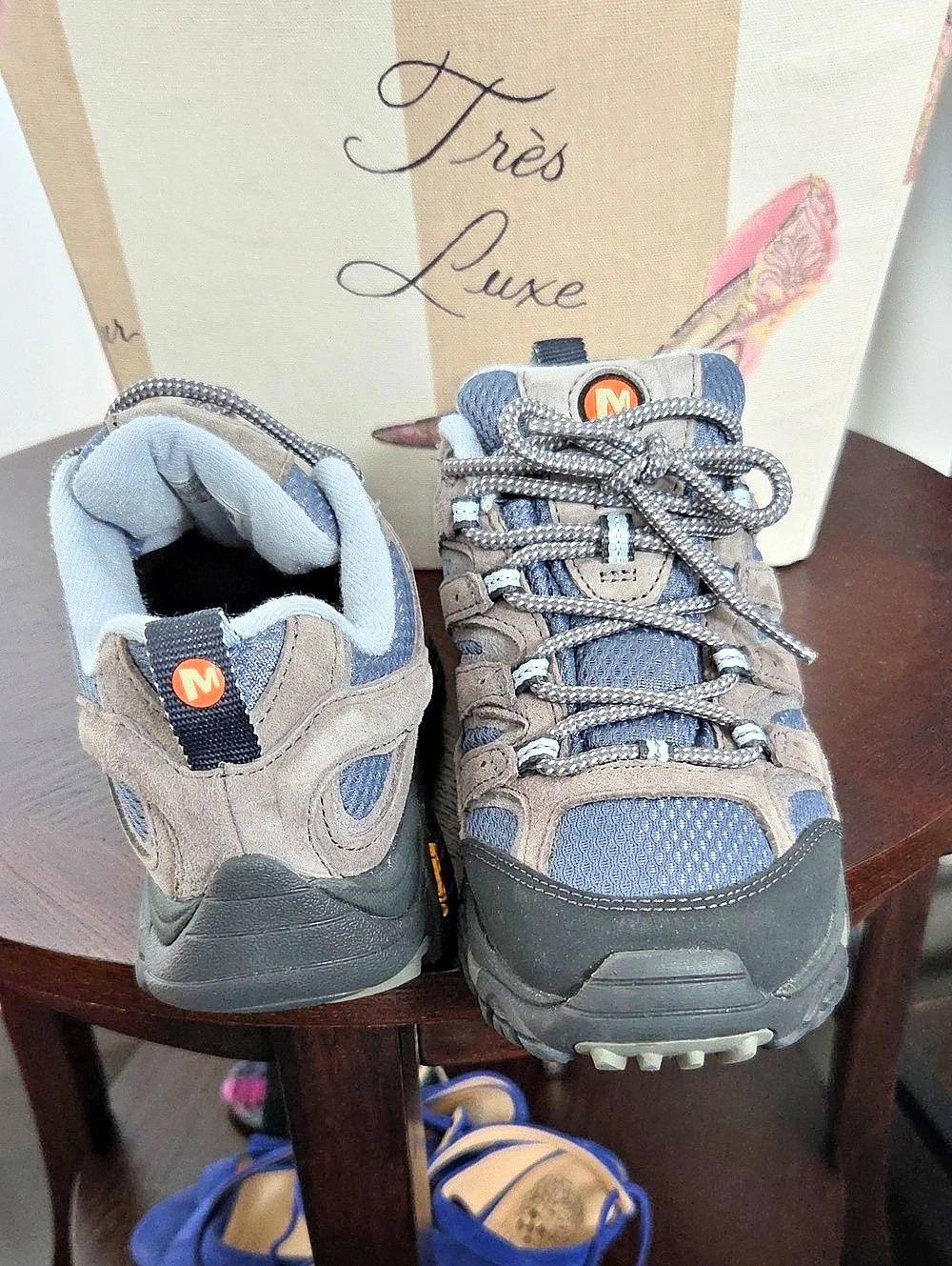Merrell Moab 2 Vent Women's Athletic Shoes Gray & Blue